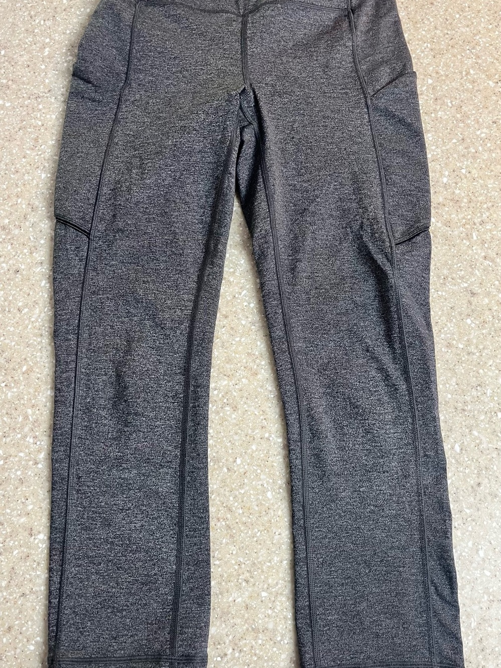 lululemon athletica Heather Charcoal Active Leggings